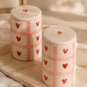 Lid Mug Red Pink