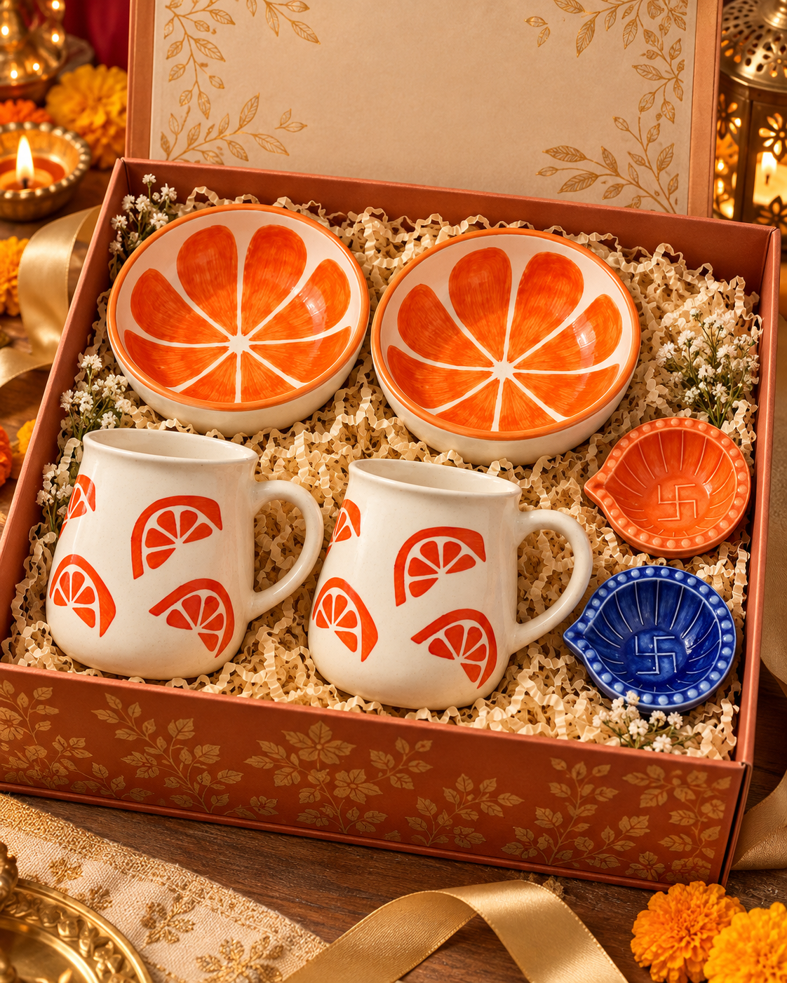 Citrus Glow Ceramic Gift Hamper